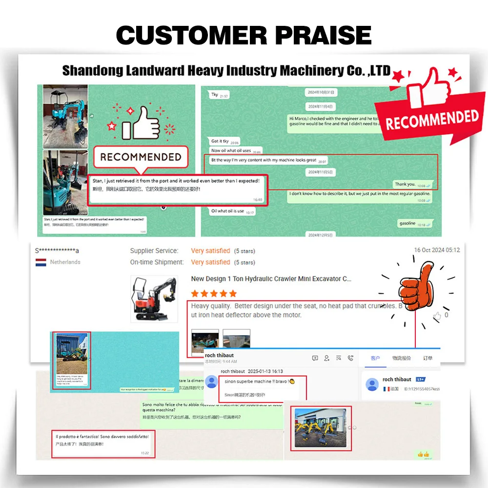 Agriculture/Engineering/Construction/Earthmoving/Home Use 800KG 1Ton 2 Ton 3 Ton Small Mini Micro Diesel Wheel Loader Customized