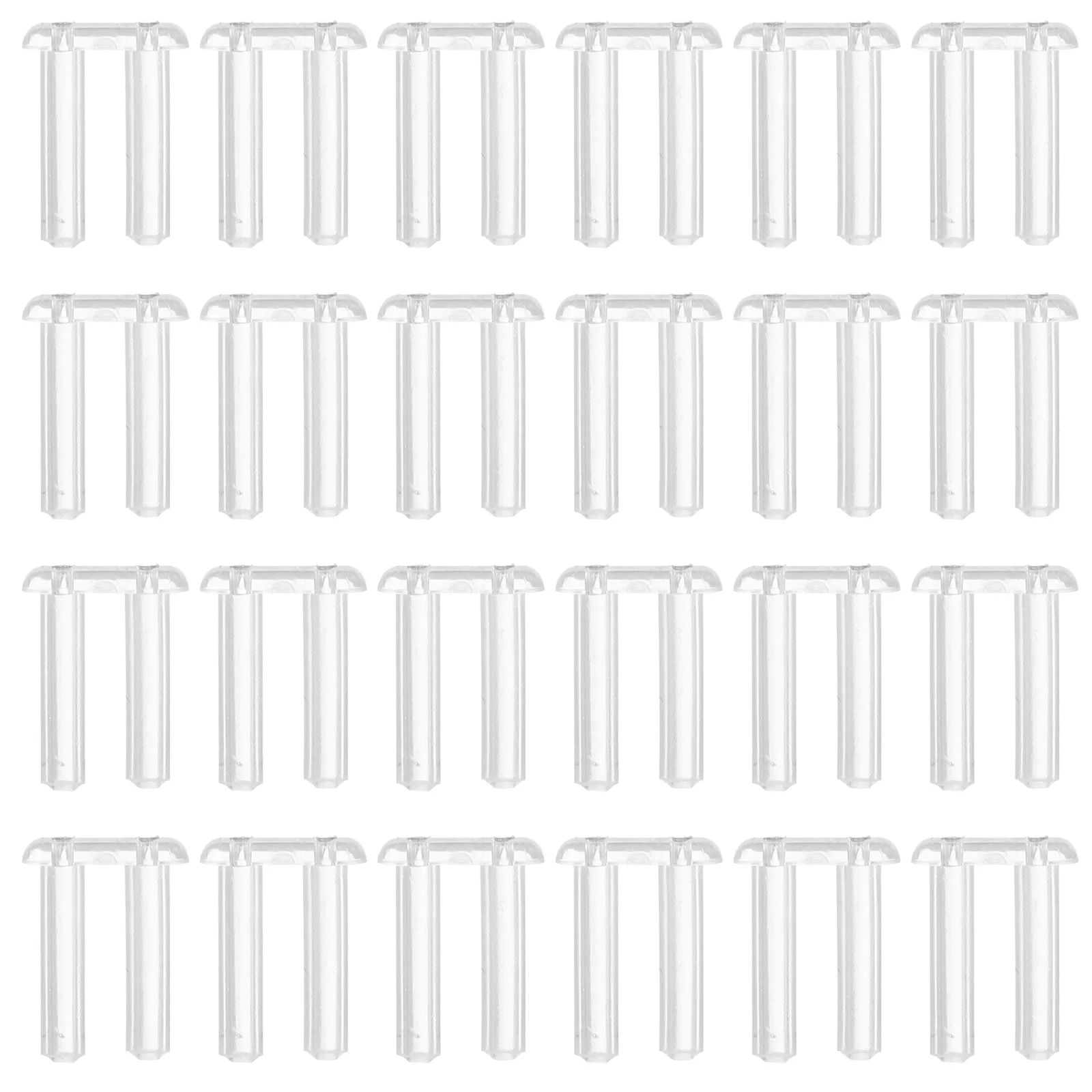 

200pcs Frameless Glasses Accessories Clear Plastic Plugs 1 6x0 8x7 0mm Fixing Tools Rimless Sleeves Eyewear Parts