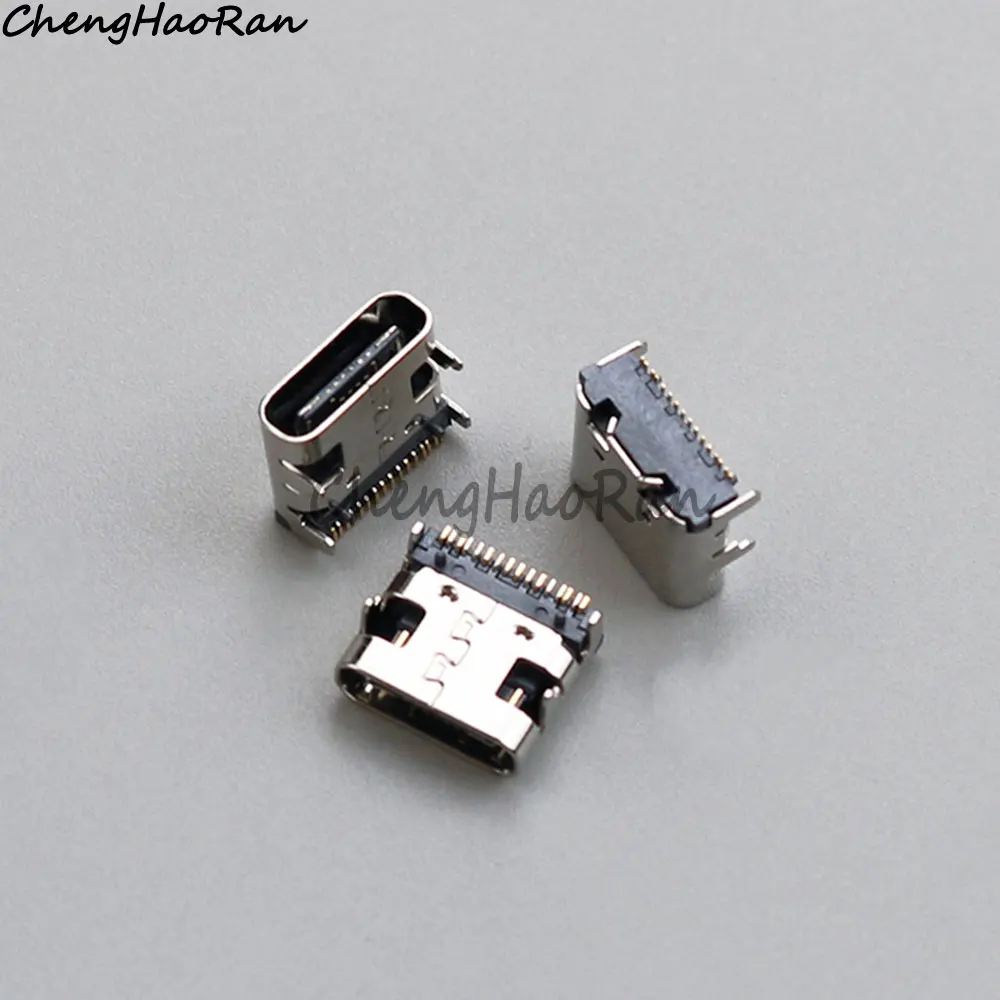 5/10/20 Pcs Type-C Female USB 3.1 Plug Socket 16pin HD Transmission Interface Quick Charge Connector Replacement Accessories