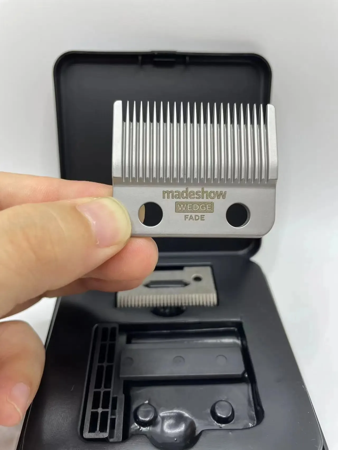 Original Madeshow M5(F) Blade M10 Kulilang R66 R77F G9C Wedge Fade Blades Hair Clipper Ultra Thin Blade Trimmer Replacement