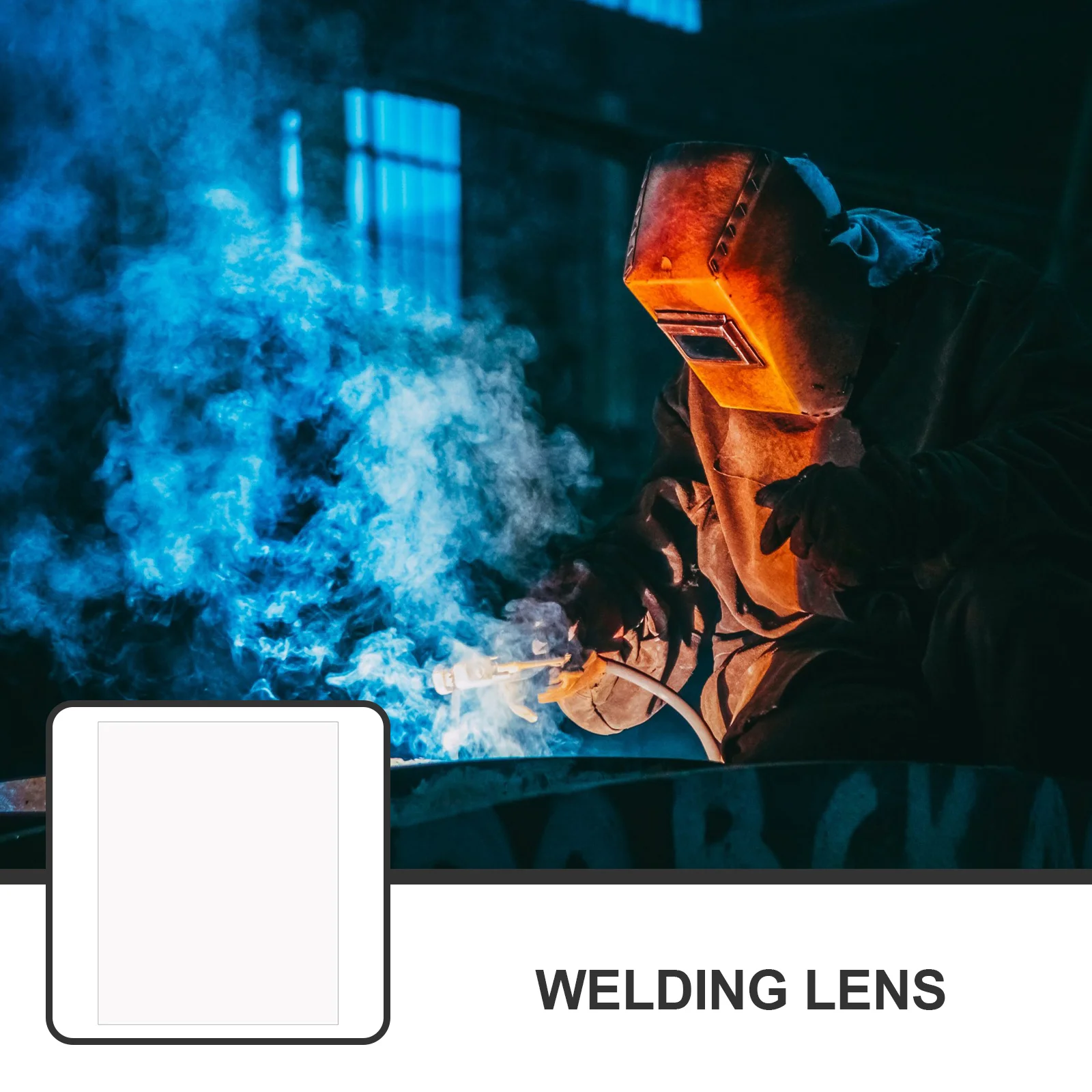 

10Pcs Welding Protective Lens Replacement Clear Auto Darkening Glass Lens Compatible with Welding Hoods