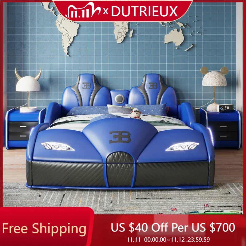 

Полная спальная кровать, удобная безопасная платформа принцессы, модная деревянная косметическая кровать, экономия места, уникальная мебель Muebles