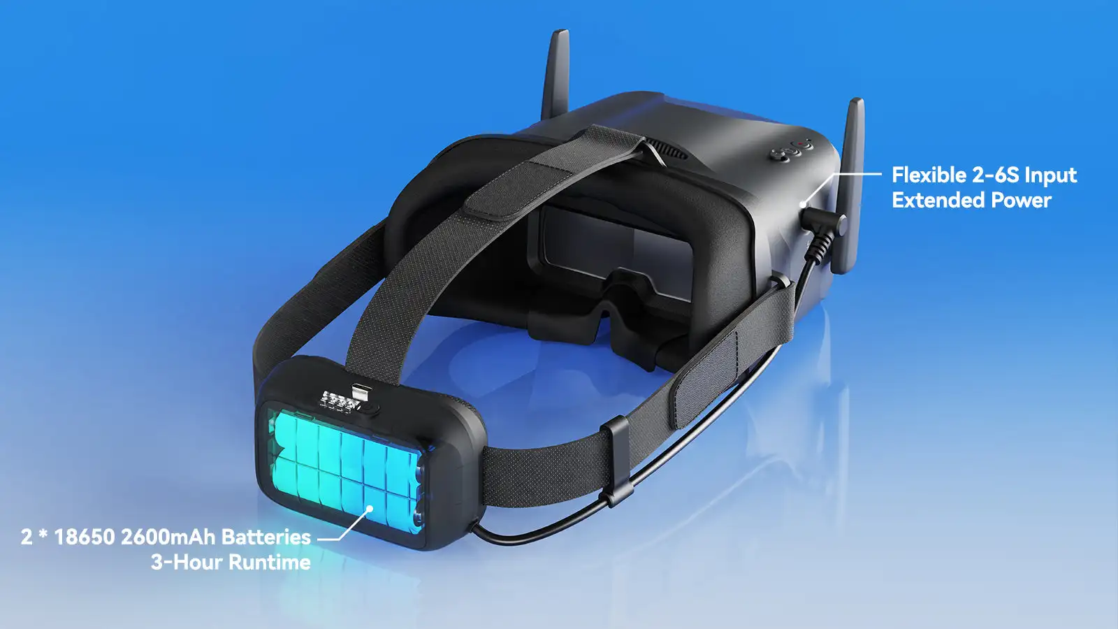 BETAFPV VR04 gafas FPV-versión analógica 800*480px HD LCD de alto