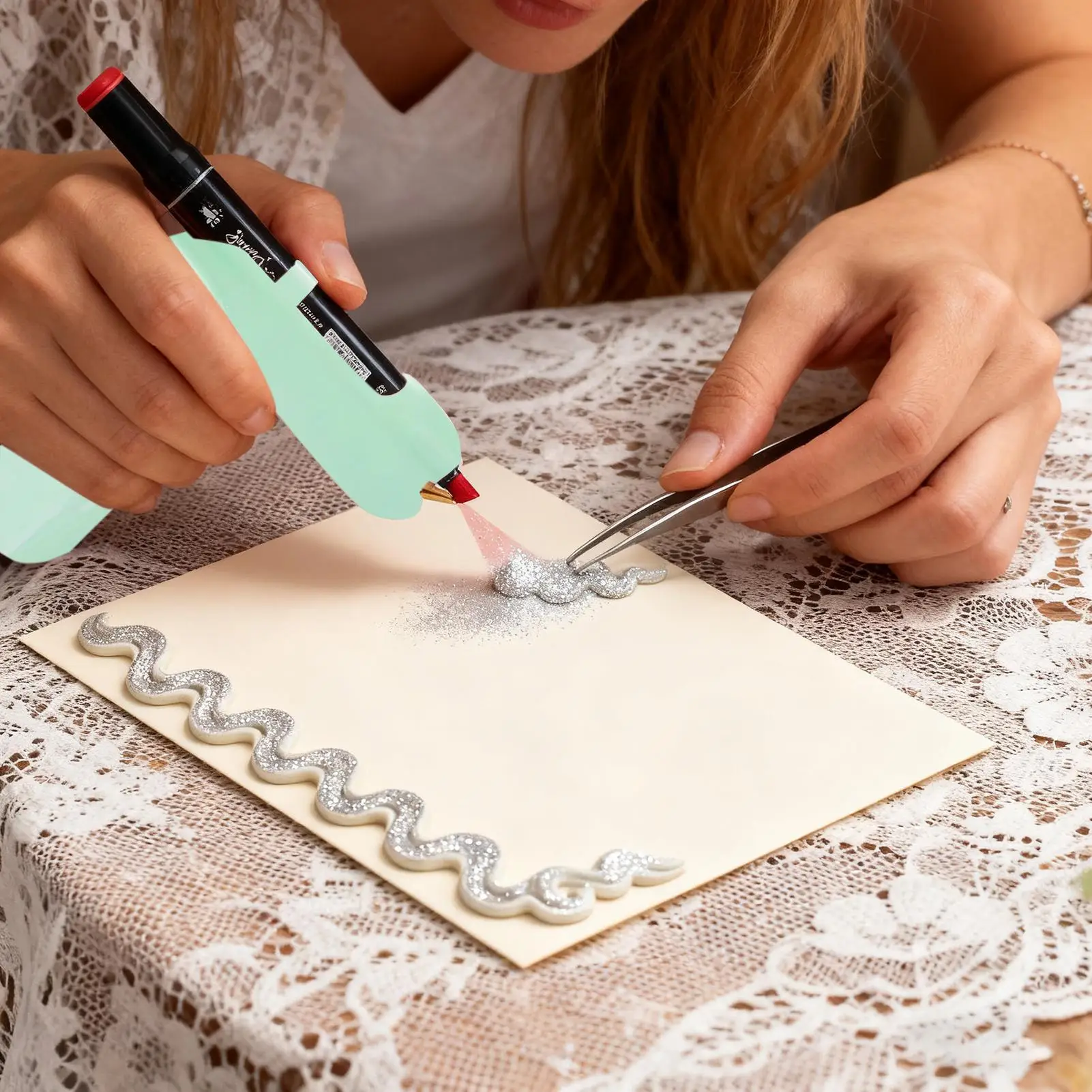 

Portable Painting Tool Battery Operated Rechargeable Airbrush Marker Sprayer For Kids Ages 6 Crafting Home School Playroom