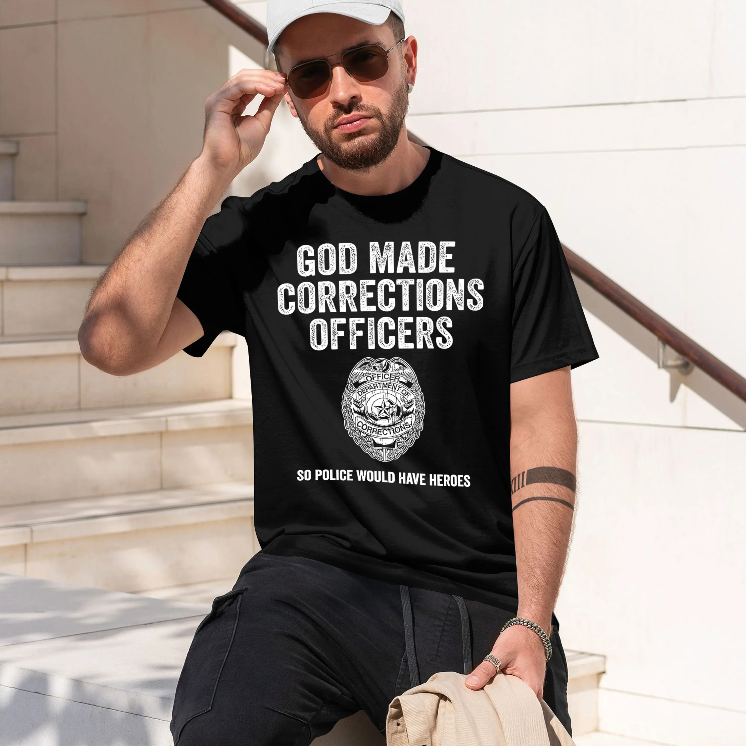 Logo Corrections Offer Retro Style with MADE CORRECTIONS OFFERS Print Badge Design 2026 New Model Men’s Short-sleeve crewneck T-