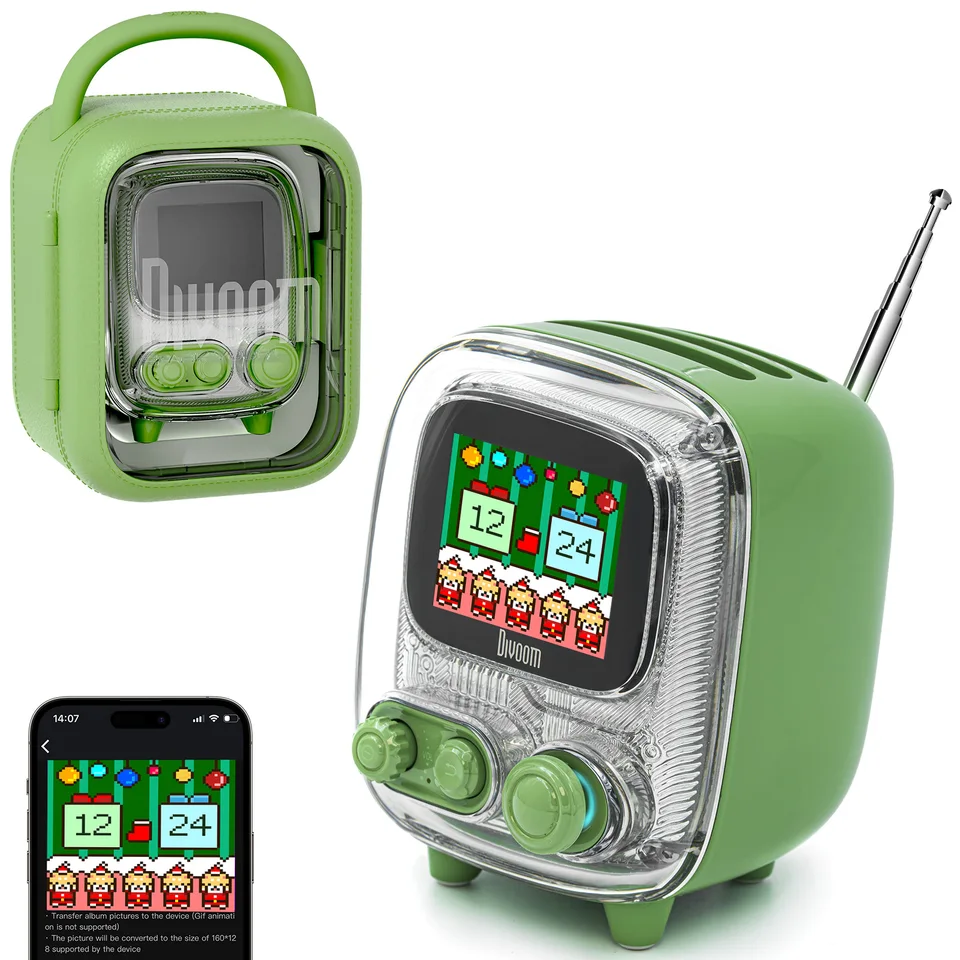 Th1006 未開封品 Divoom Tiivoo-2 グリーン S13d128e88ac3471888fa113505efe