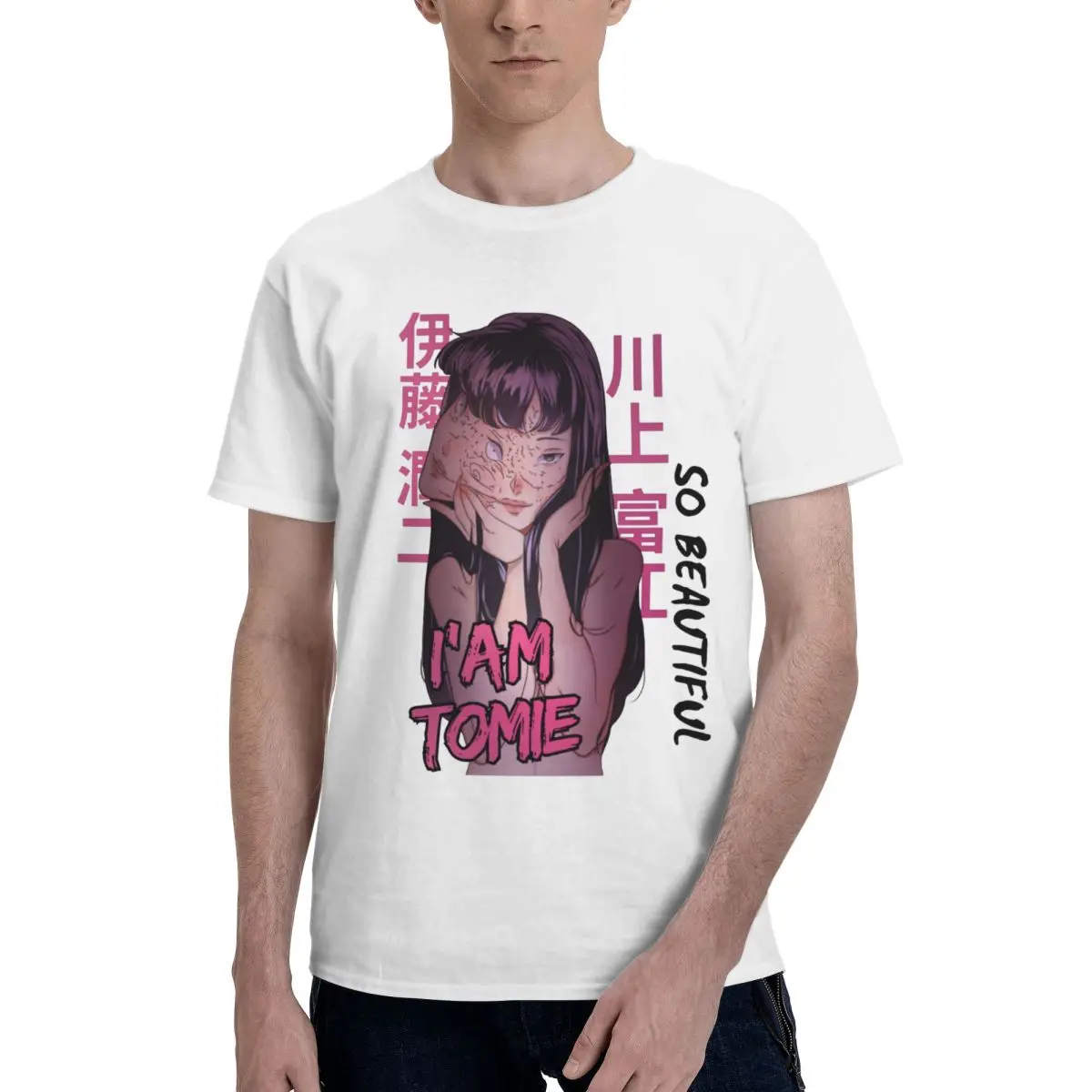 Tomie Junji Ito Awesome T Shirts Graphic Y2K Idea Crewneck T Shirt For Men Women Clothes