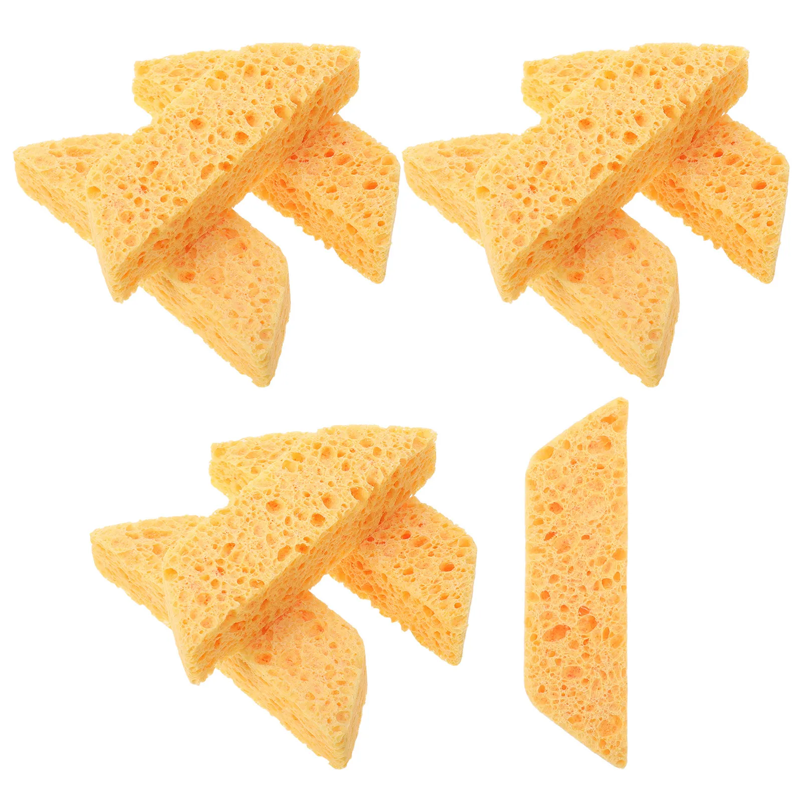 

10 шт. губчатых накладок для стеклошлифовальных машинок, защитные губки для насадок для витражных работ, толстые абсорбирующие сменные губки-прокладки