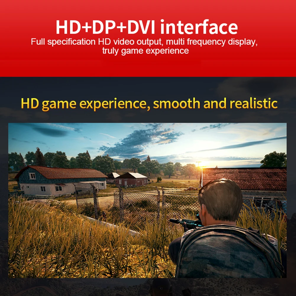 بطاقة رسوميات لألعاب الكمبيوتر المكتبي GTX 1060 RX 580 GDDR5 بسعة 1 جيجابايت-8 جيجابايت بطاقة فيديو GT1030 GT730 GT610 GT210 GTX650