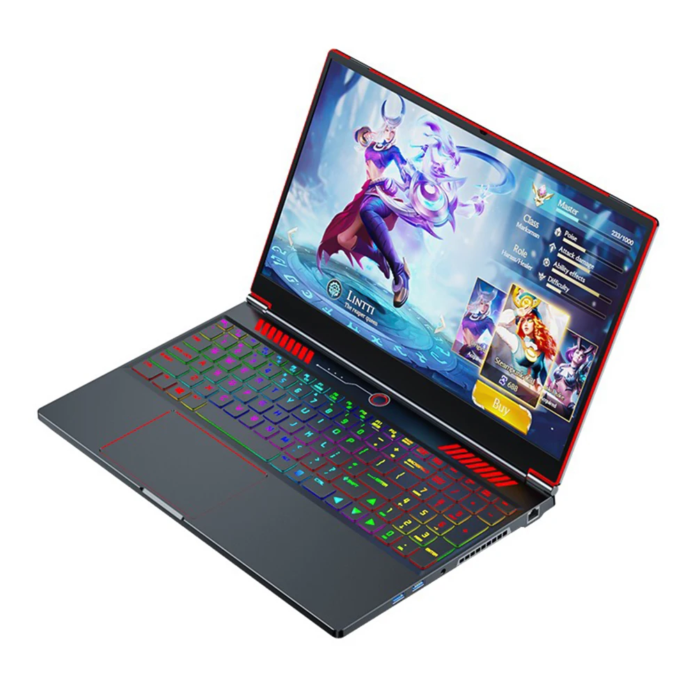 Imagem -06 - Topton-laptop Gaming com Tela Ips Notebook pc Gamer Windows 11 Computador Intel Core i9 10885h i7 10750h Gtx 1650 4g 144hz 161 Polegadas