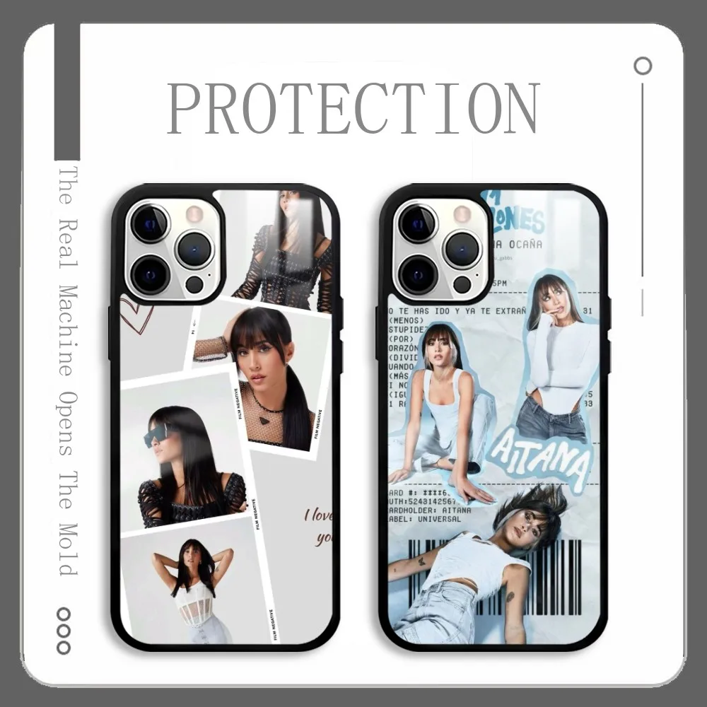 

A-AitanaS Singer Phone Case For IPhone 16 15 14 13 12 11 Pro Xs Max Mini Plus Celulares Hard Funda