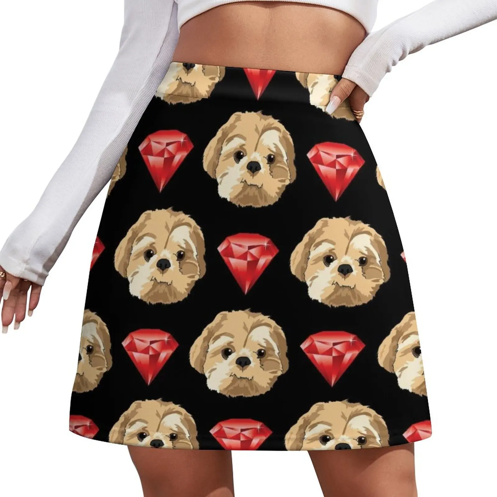 

Ruby Tzu Mini Skirt Kawaii skirts for womens Mini Skirt