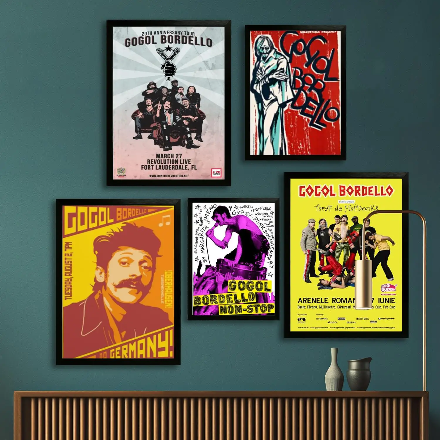 

Плакат на холсте Gogol Bordello и настенное искусство, печать с изображением, современный декор для семейной спальни, декоративная живопись