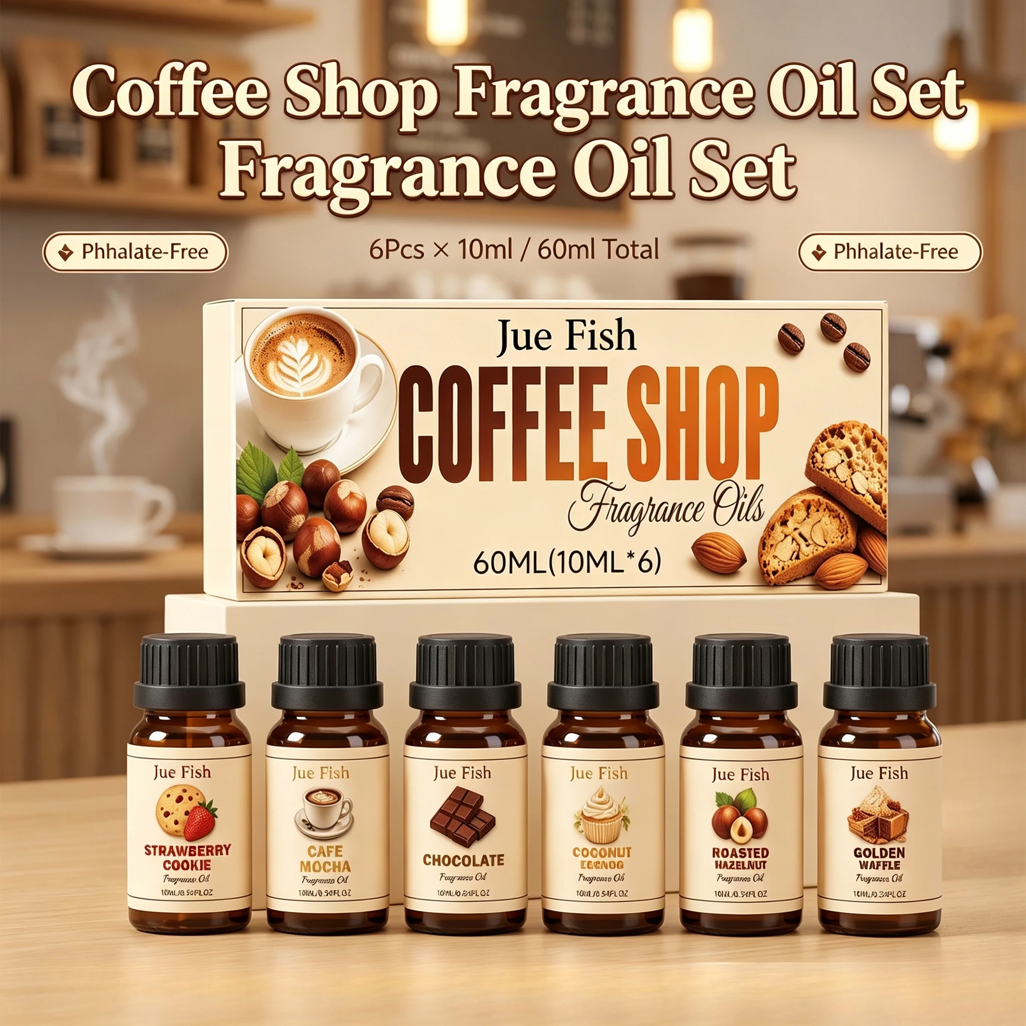 Home Fragrance The Body Shop - Zestaw zapachowych olejków do kawiarni, zestaw