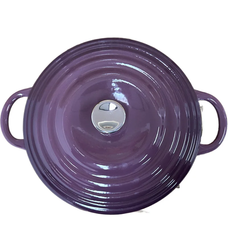 

Export to Japan enamel pot cast iron saucepan soup pot household non-stick enamel induction cooker