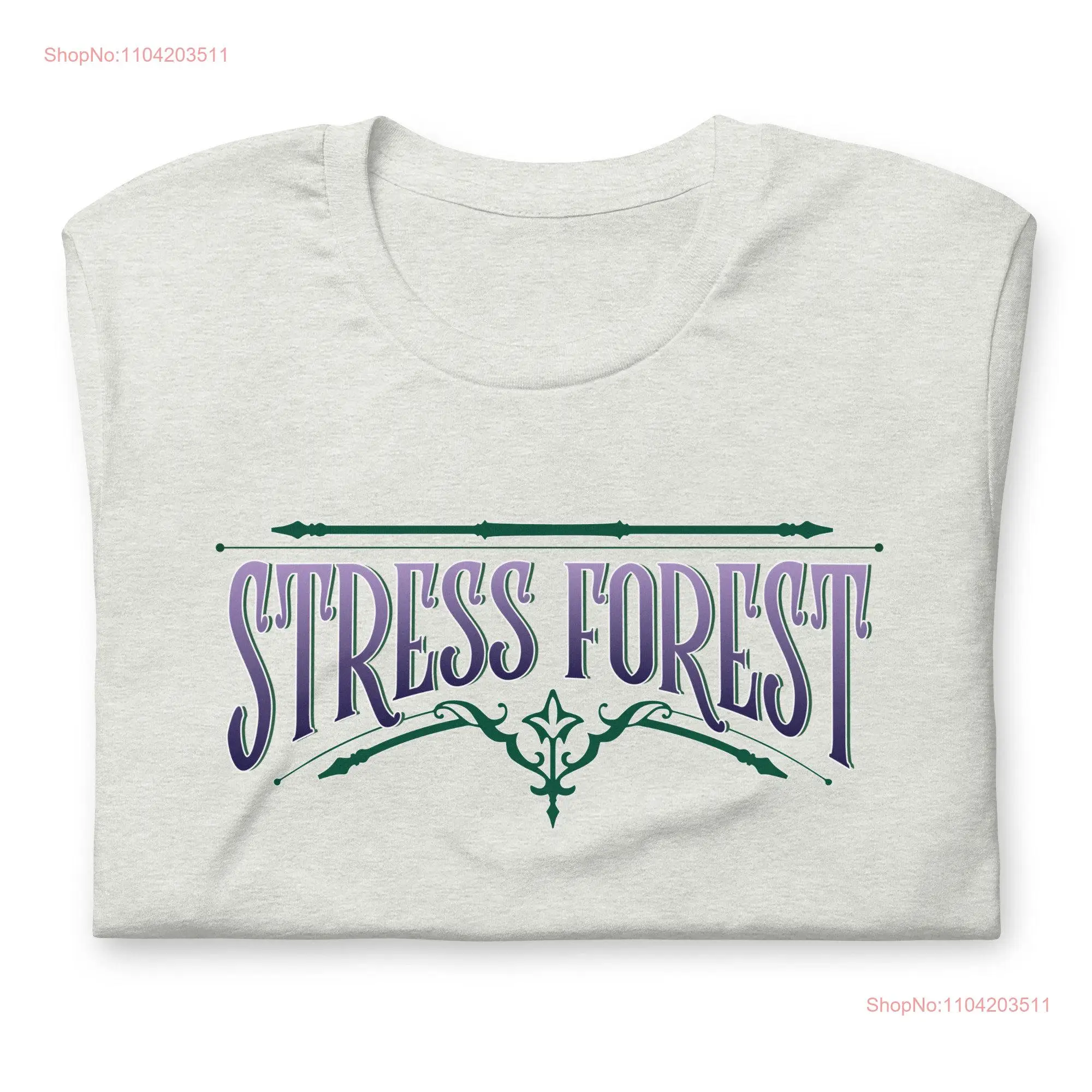 Stress Forest Arboretum Card Game Inspired Funny Soft Bella Canvas T Shirt Board Gamer  long or short sleeves