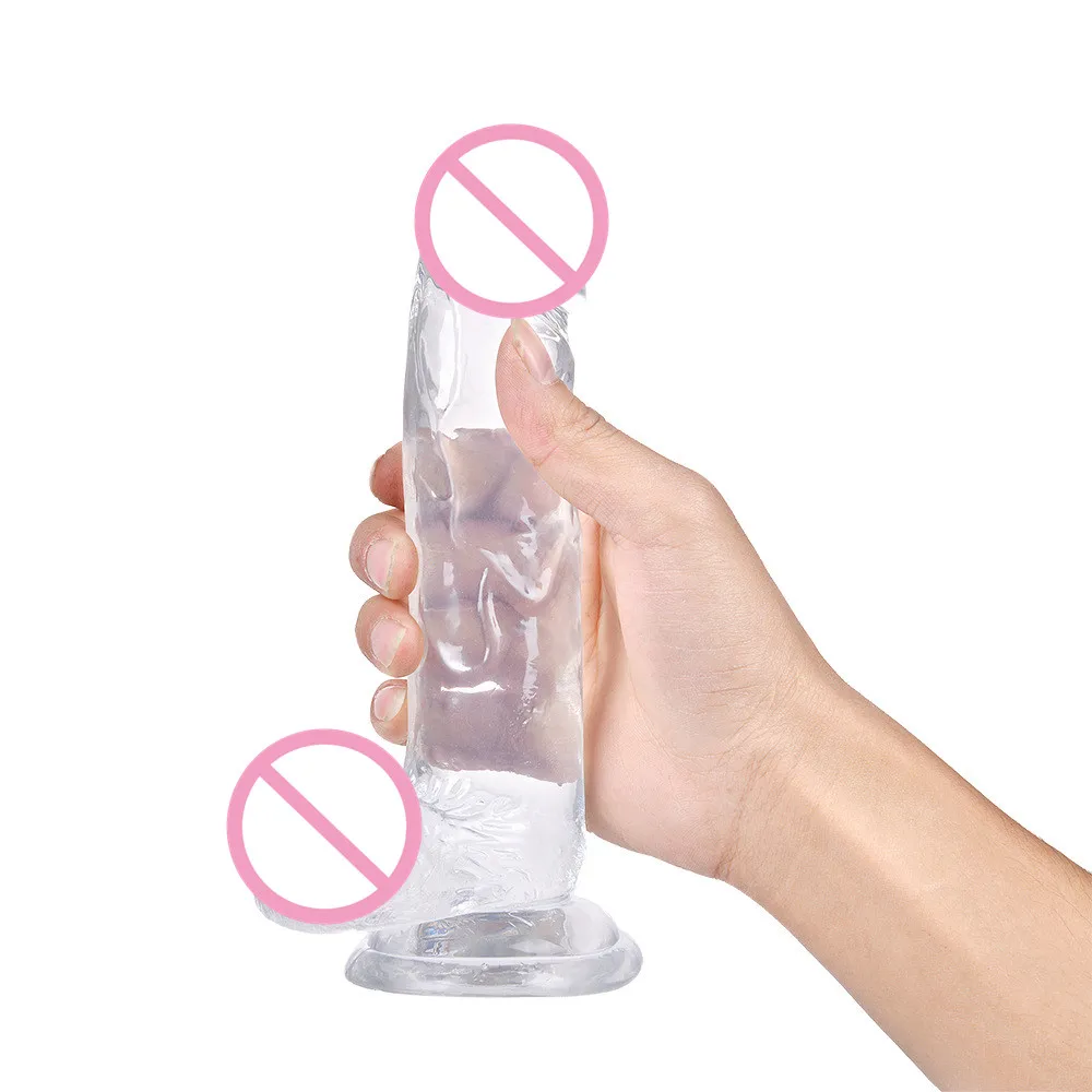 3 Sizes Realistic Jelly Dildo Strong Suction Cup Male Artificial Penis Adult Sex Toy Anal Plug Vagina Female Masturbator