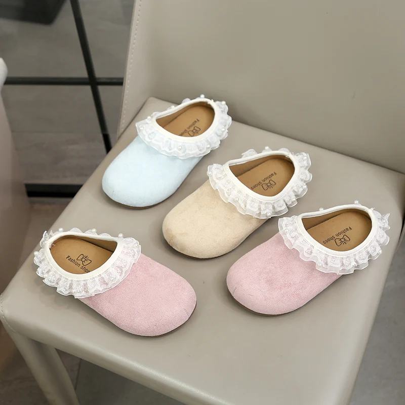 

2026 Children's Indoor Cotton Girls Women Cute Pure Color School Home Slipper Spring Soft Comfortable Non-Slip Thick Sole Indoor