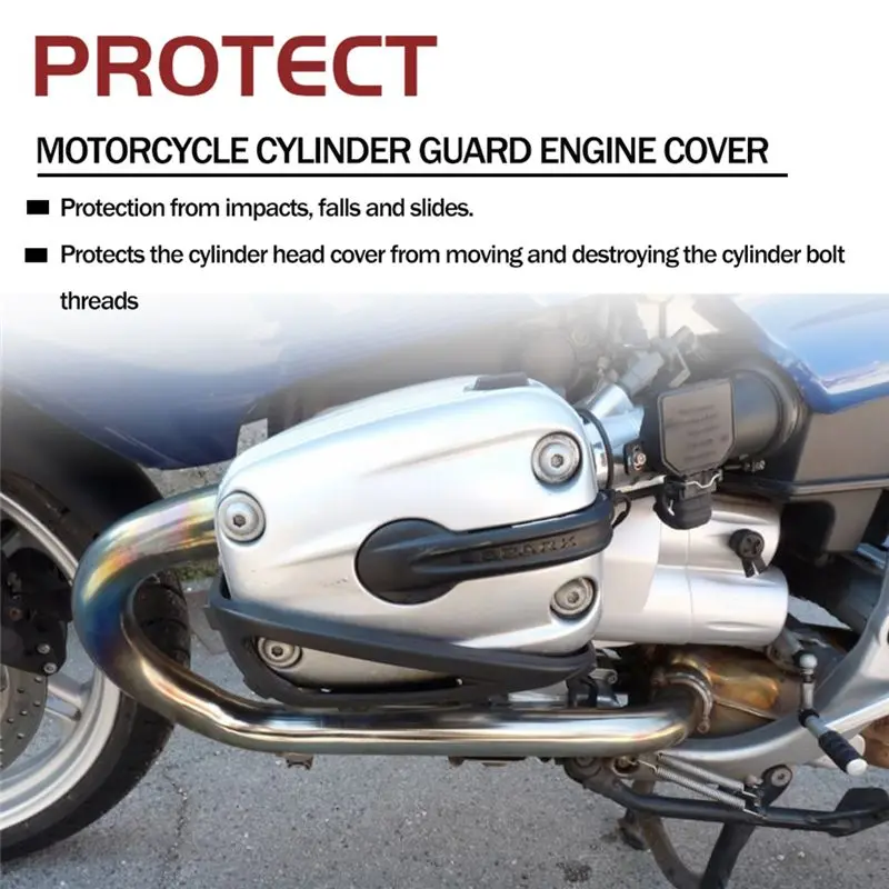Latest Head Protector Cover Cylinder Guard For BMW R1150R R1100S R1150RS R1150RT R1150 R/S/RS/RT 2004-2005 Motorcycle Engines