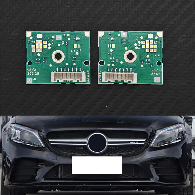 GaGaDi White Light For Benz C Class W205 LED 2019-2023 Car Headlights DRL Chip Ballast Circuit Board Light Source Board Chip