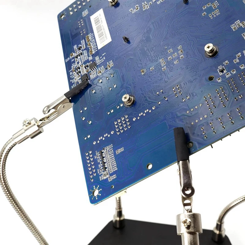 Solderen Derde Hand Soldeergereedschap PCB-houder Flexibele metalen armen voor solderen