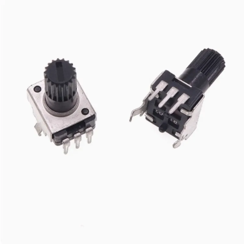 10pcs RV09 Vertical 12.5mm Shaft 1K 2K 5K 10K 20K 50K 100K 3Pin Seal Potentiometer Adjustable Resistor