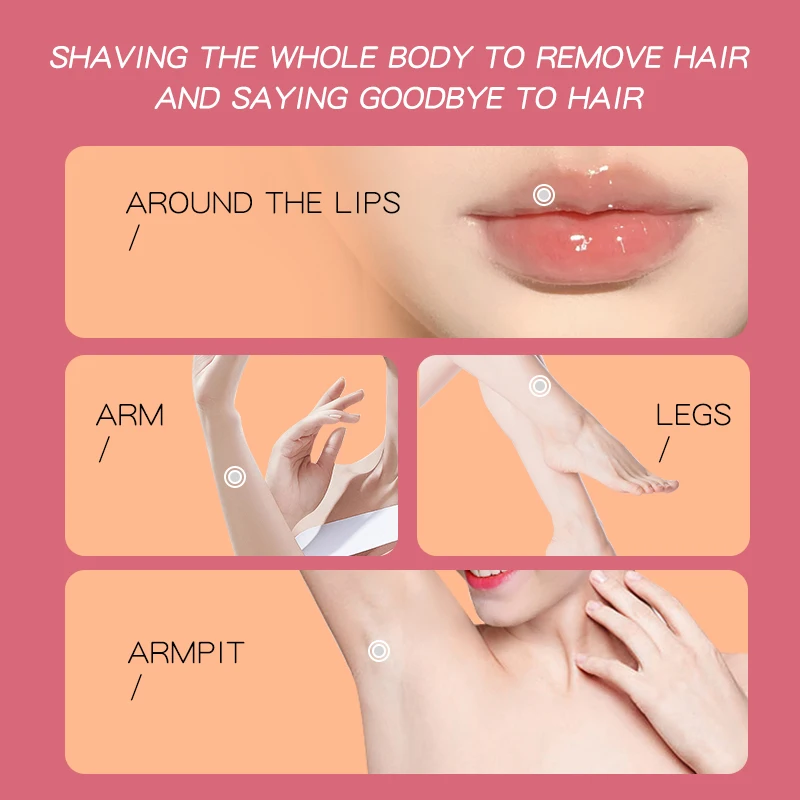 Kemei 6713 ماكينة حلاقة كهربائية/حواجب/شعر الشفاه/ماكينة تشذيب شعر الأنف للنساء 4in1 المحمولة الجسم بيكيني الشعر المتقلب إزالة شعر الوجه