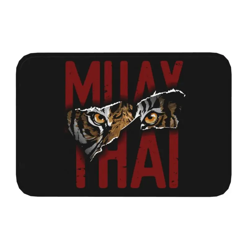 Custom Muay Thai Tiger Door Floor Bathroom Kitchen Mats Anti-Slip Outdoor Martial Art Doormat Living Room Entrance Carpet Rug