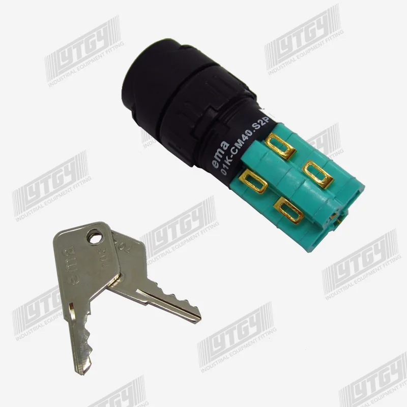 Imports EMA key switch 16mm Moments / circle / square 01K-RM40 01K-RA40 01K-CM40 01K-CA40 01K-SM40 01K-SA40 S2P Q2P 2a2b--10PCS