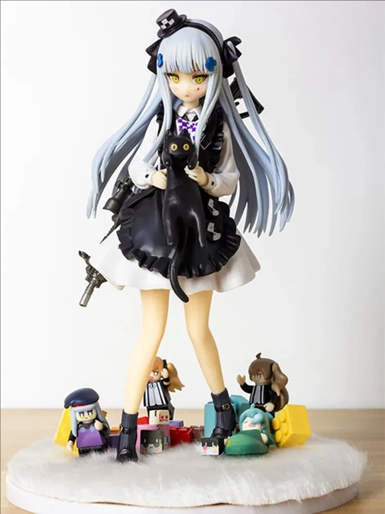 21cm Girls Frontline Anime Figure HK416 Hoshi no Mayu Action Figure Character Gift of Black Cat 1/7 PVC Figurine Model Doll Toys