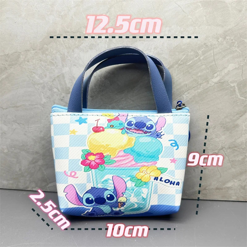 Imagem -05 - Disney Stitch Pencil Case Cute Pencil Box Coin Purse Papelaria Pen Bolsa Material Escolar 12 Pcs por Lote