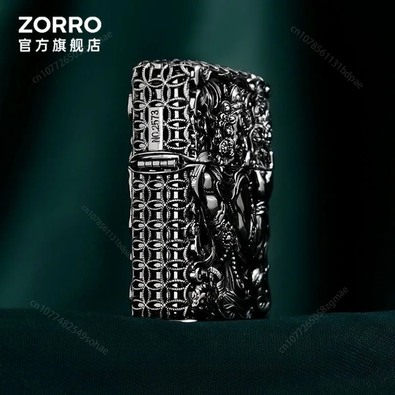 Zorro Genuine Lighter, High-quality Kerosine Lighter, Personalized Heavy Armor Cigarette Lighter, Holiday Gifts, Men's Gifts