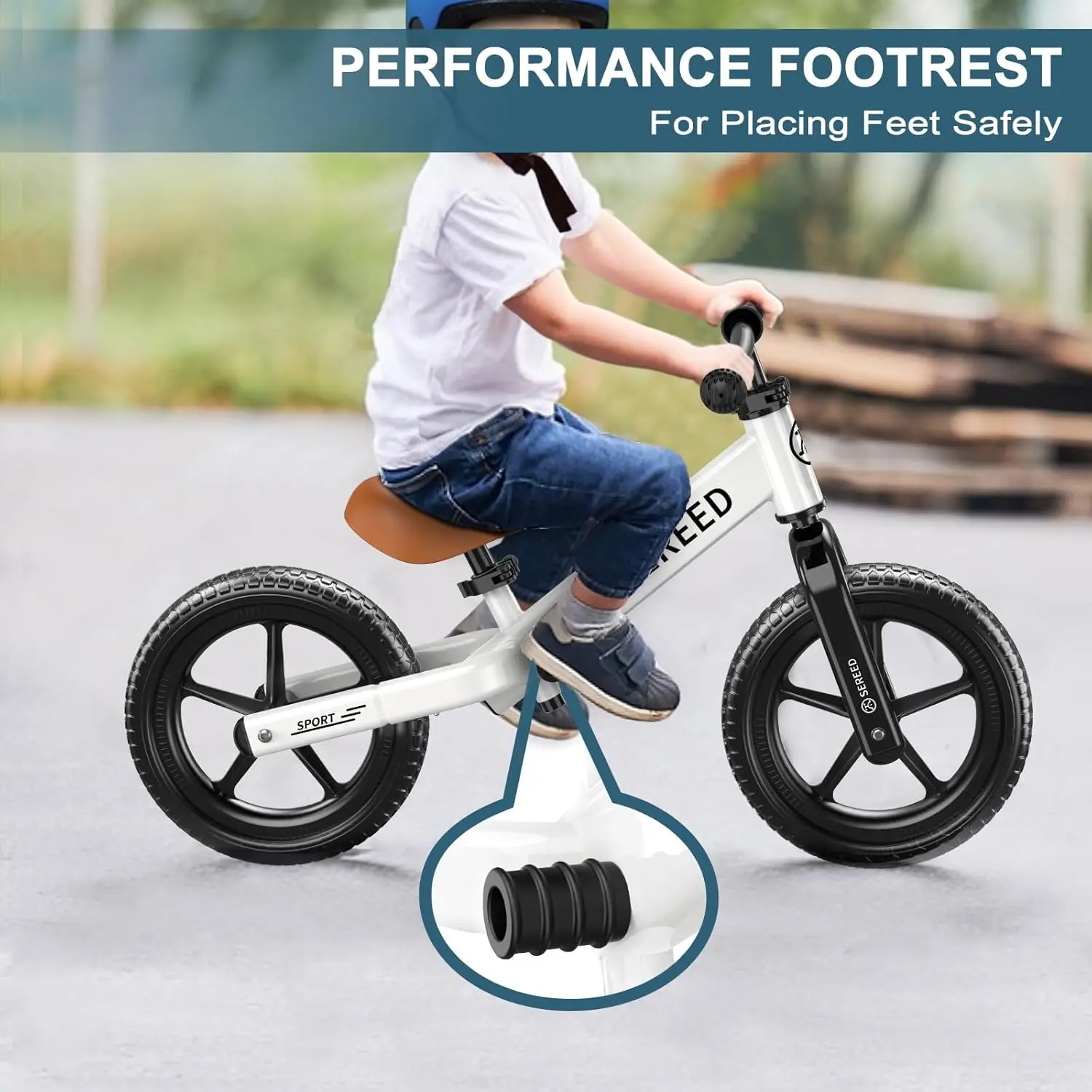 طفل صغير بدون دواسة دراجة توازن ، دراجة لعبة للأطفال لعمر 2-5 سنوات ، 12 "، تعديل بدون أداة ، هدية لـ 2-3 أولاد وبنات