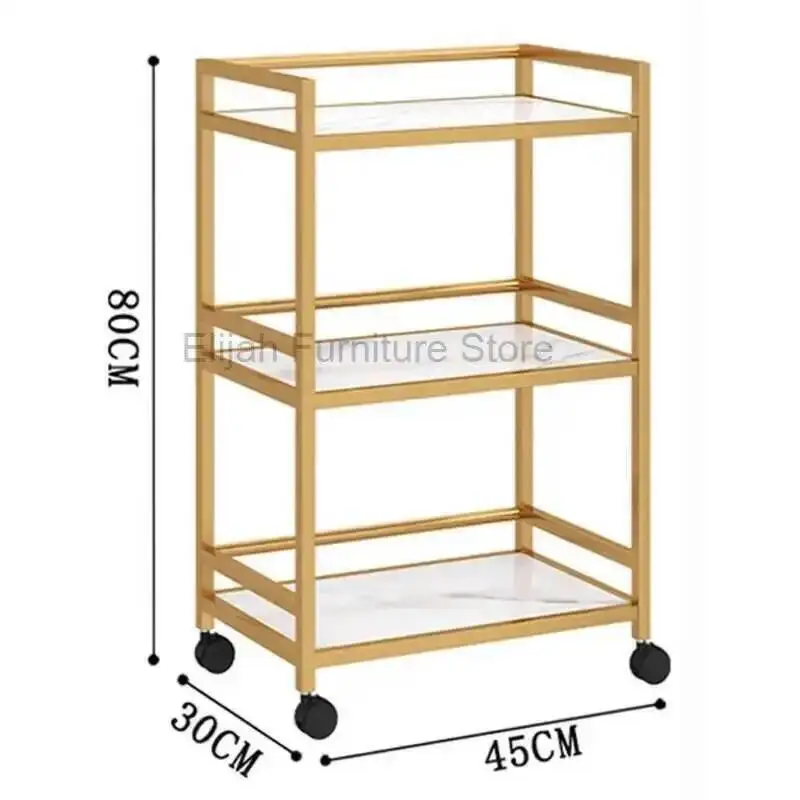 

Тележка для красоты и ухода за кожей, тележка для парикмахерской, мобильная многофункциональная железная тележка из цельного дерева, колеса, мебель для салона