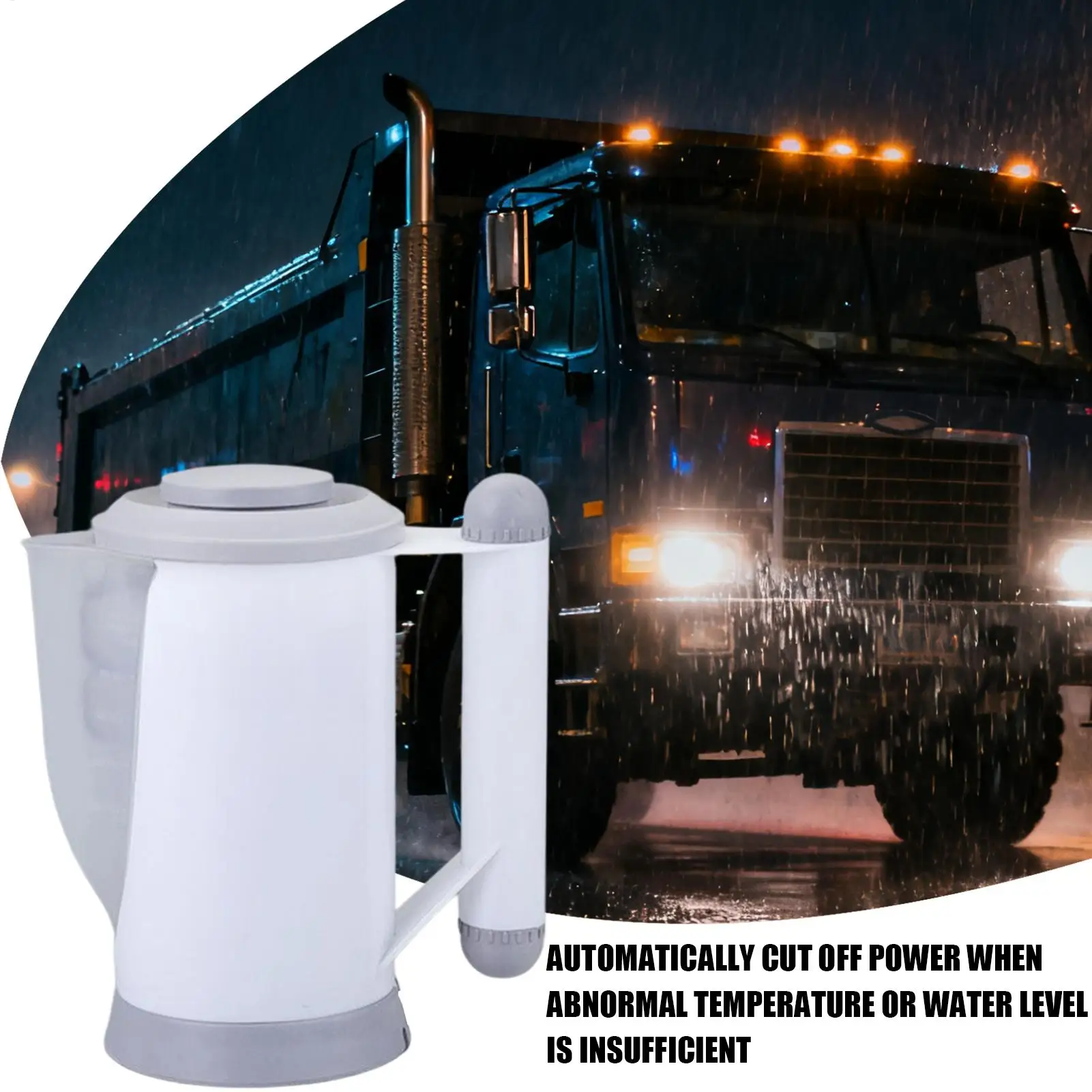 Car Kettle Fast Heating Cup Boiler 12V 24V Car Heating Cup For Vehicles Driving Camping Water Coffee Milk Thermal Mug 25x12x12cm