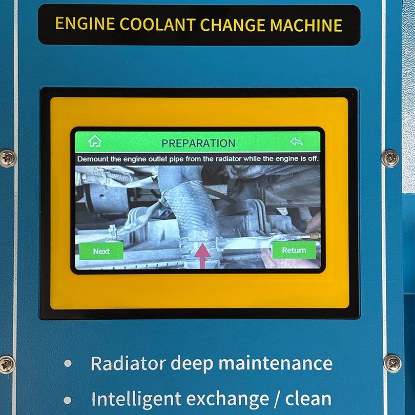 آلة تنظيف وتبديل سائل تبريد ال - مراجعة Coolant Flush Machine وسعره