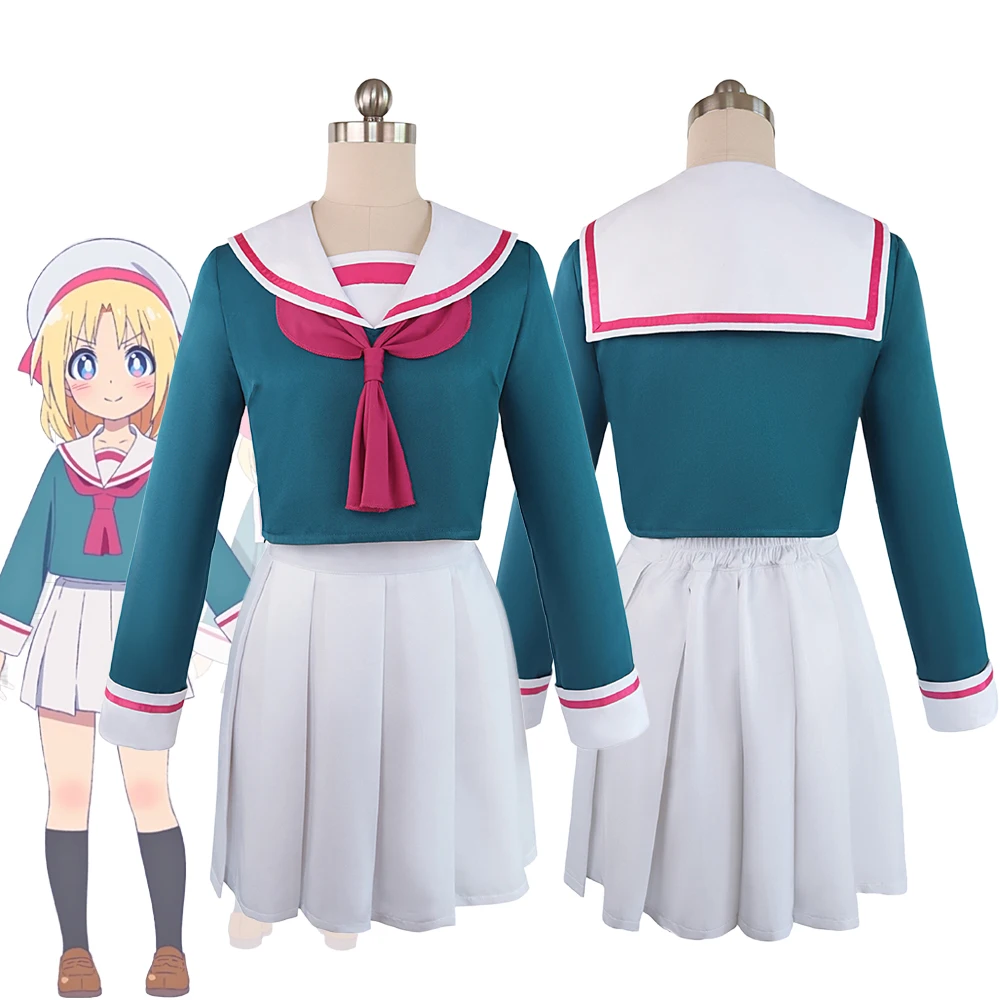 

Anime Cultural Exchange With A Game Centre Girl Lily Baker Cosplay Costume Girl Shirt Skirt Set Sailor Uniform Halloween Clothes