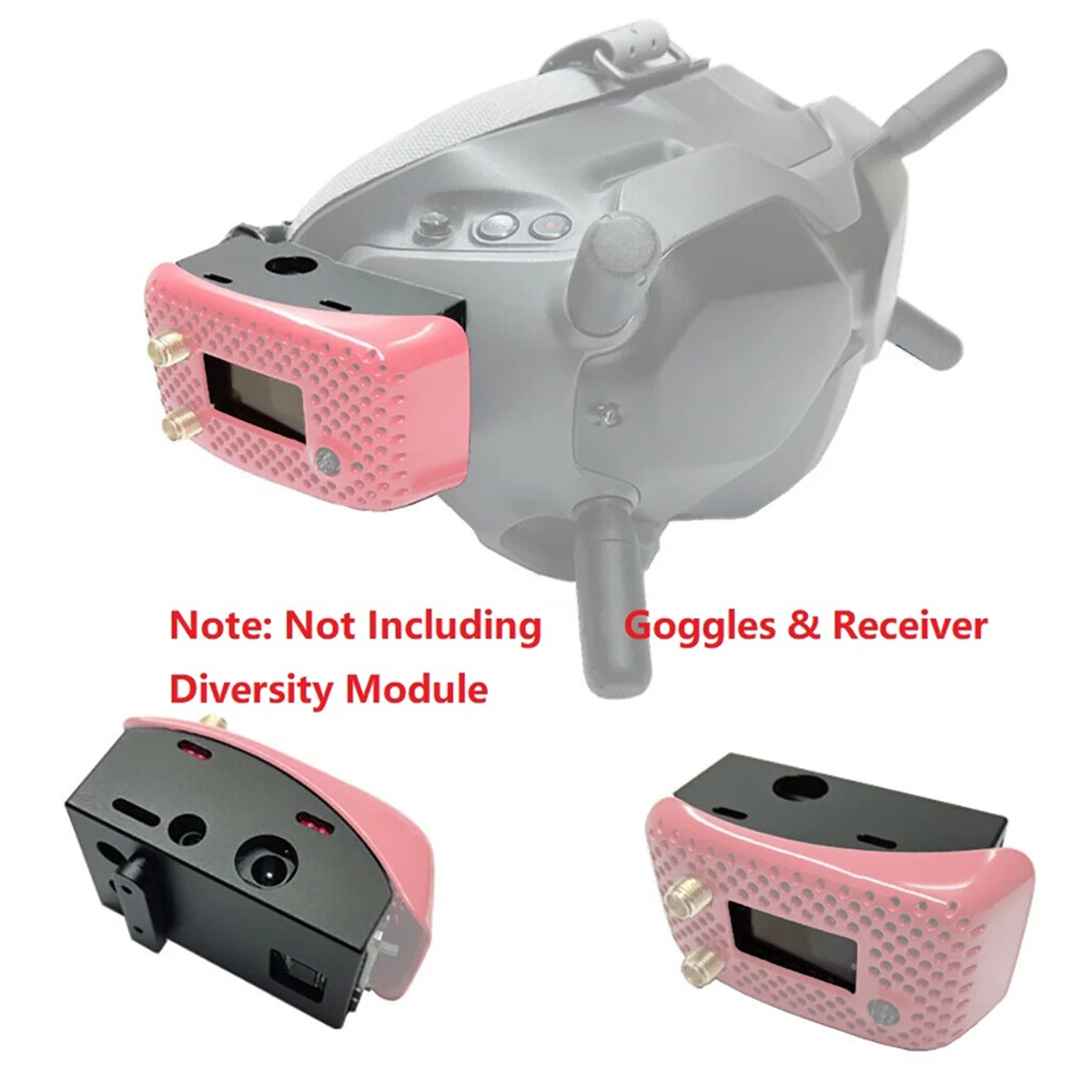 ل DJI FPV نظارات V2 الطيران الخارجية التناظرية 5.8G RX PORT 3.0 مجموعة وحدة الاستقبال لخفيفة الوزن 5 فولت 3A نظارات الطيران