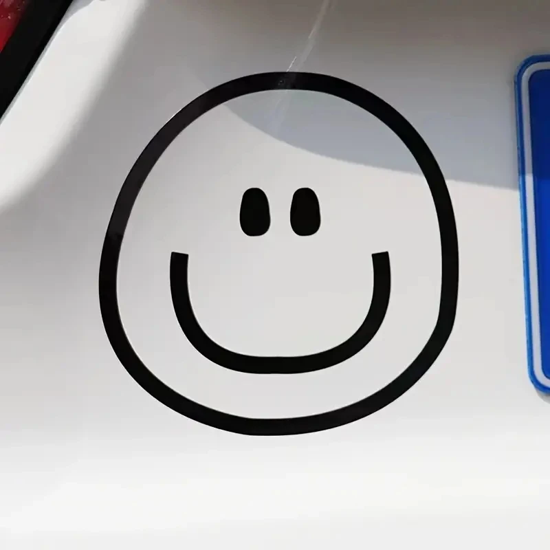 Put A Smile On Your Ride - Adorable & Waterproof Car Sticker Decals Waterproof Vinyl Decal Car Accessories Decor