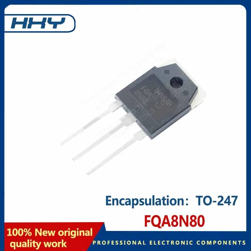 10 buah FQA8N80 daya tinggi IGBT paket FET TO-247