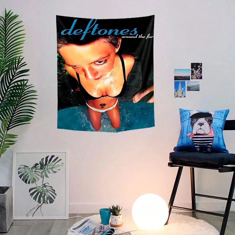 1Pc Music Album Cover Wall Tapestry Banner Aesthetic Room Decor for Teen Dorm Man Cave Graduation Gift
