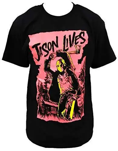 Jason Lives Mens T-Shirt  Tee Black High Quality 100%Cotton Short Sleeve