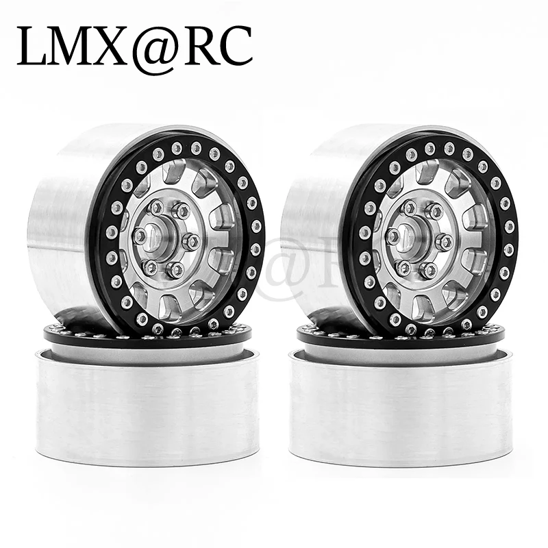 4 Stuks 1.9 Beadlock Velg Hub Cnc Aluminium Voor 1/10 Rc Crawler Auto TRX4 Axiale SCX10 90046 Redcat Gen8 Mst