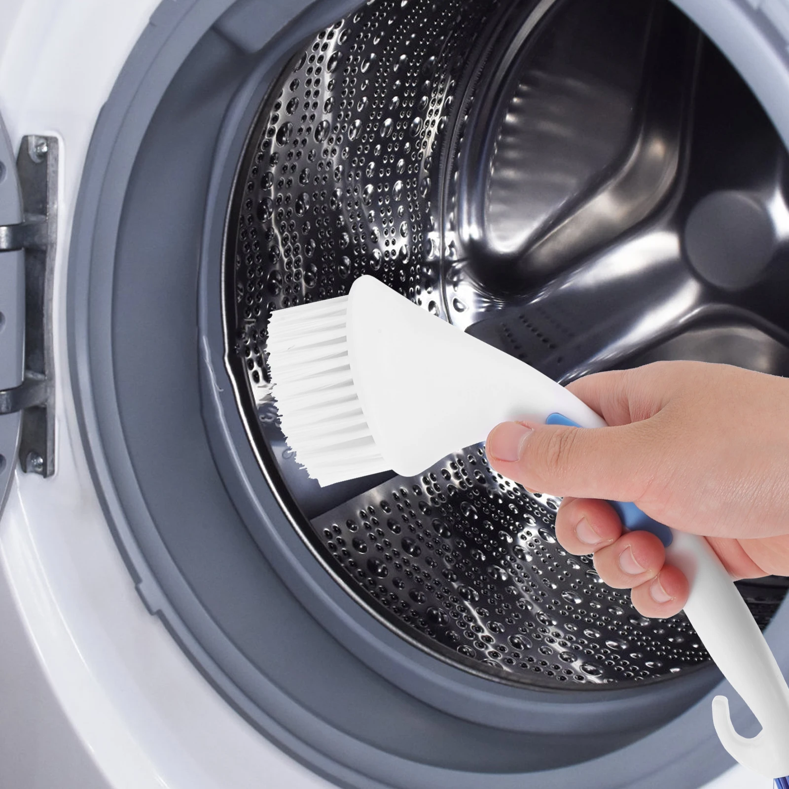 

Washing Machine Brush Dual Head Scrubber Durable Plastic Bathroom Bathroom Washer Cleaner Home Cleaner Washer Accessory Tool