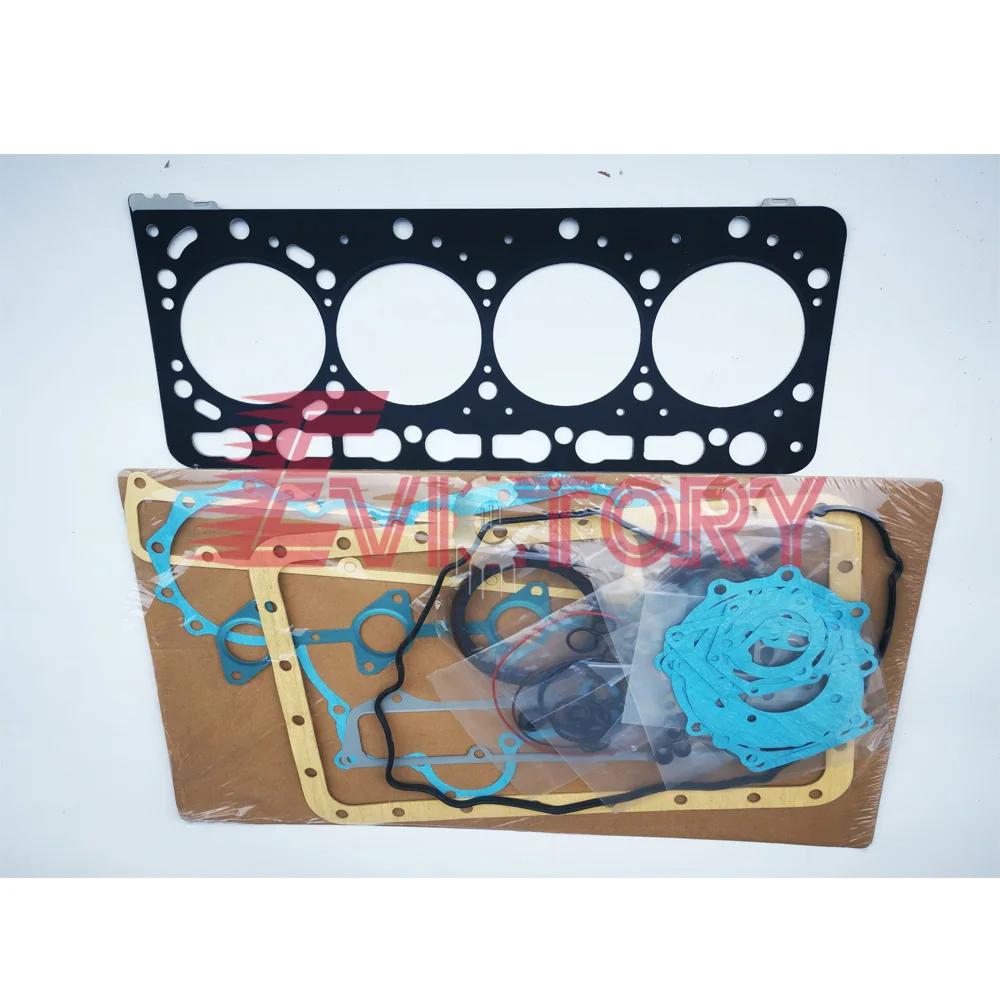 V3600T V3600-DI-T Engine Overhaul Gasket Set For Kubota Excavator Rebuild head Gasket Kit 16 valves