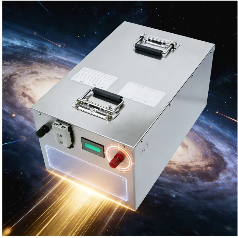 12V/24V/48V High-Capacity Li-ion Battery 50Ah-400Ah | Fast Charging Rechargeable Power PackHigh-Performance for Residential Ener