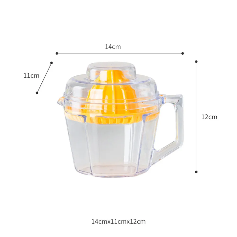 1Pcs Compact Manual Fruit Squeezer Plastic Hand Operated Juicer for Citrus Fruits Ideal Picnic Camping Travel Kitchen Tool
