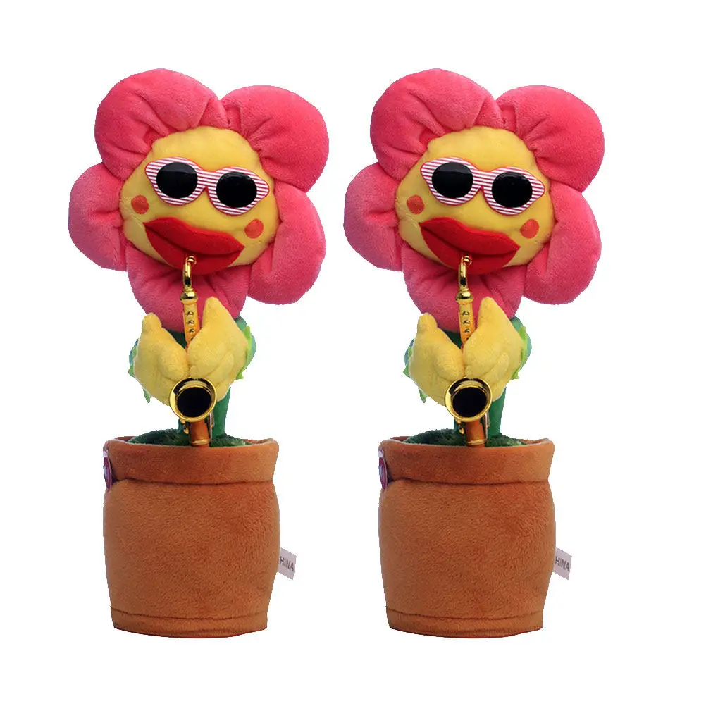 

Электрическая музыкальная игрушка-подсолнух, забавный саксофон-подсолнух