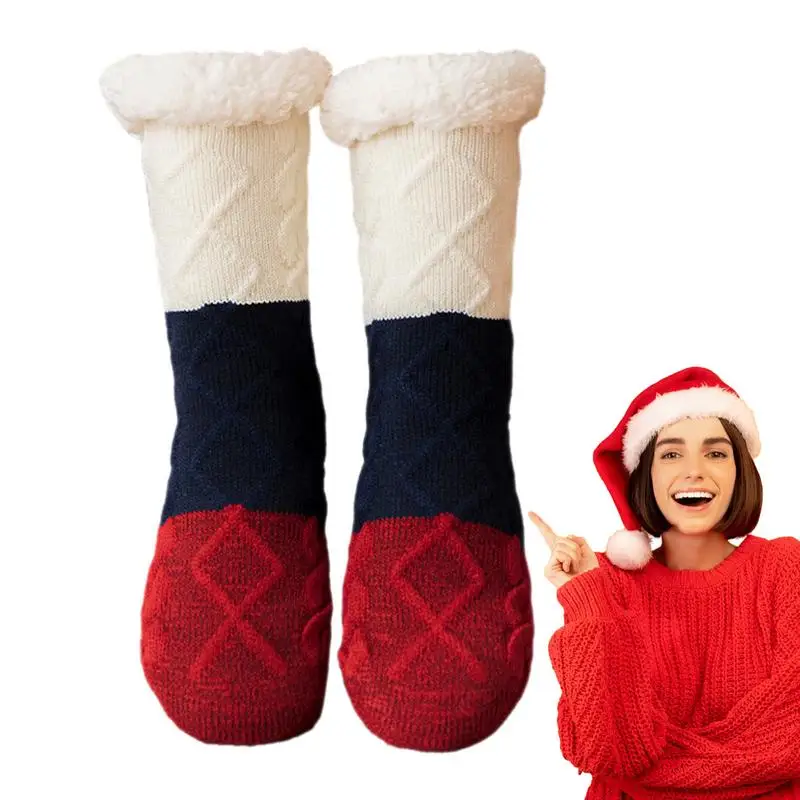 Creative Winter Floor Socks Slipper Socks For Women Comfortable Long Sleeping Socks Postpartum Must-Haves Men Kids Mom Gifts