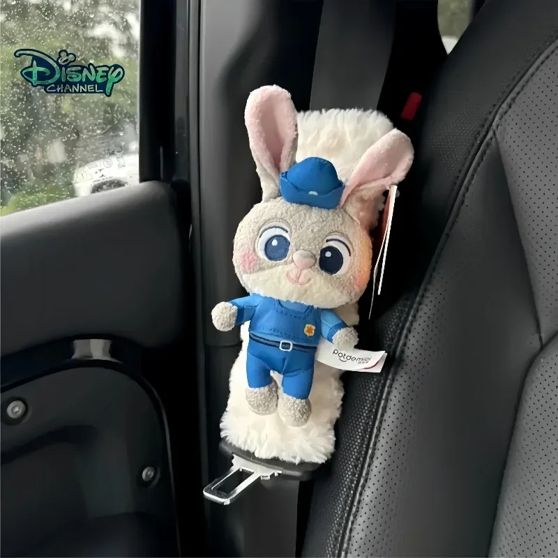 Zootopia البرق ليوبارد ضابط مقعد السيارة حزام الكتف حامي الكرتون الشكل المضادة للخنق غطاء الرقبة هدية العيد